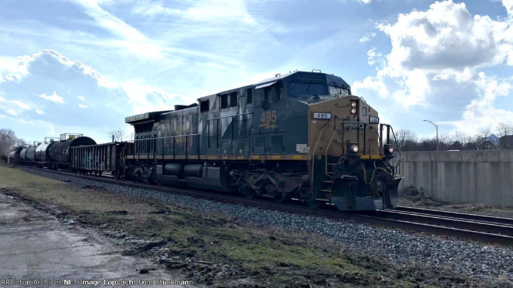 CSX 495 is near Broad Blvd.